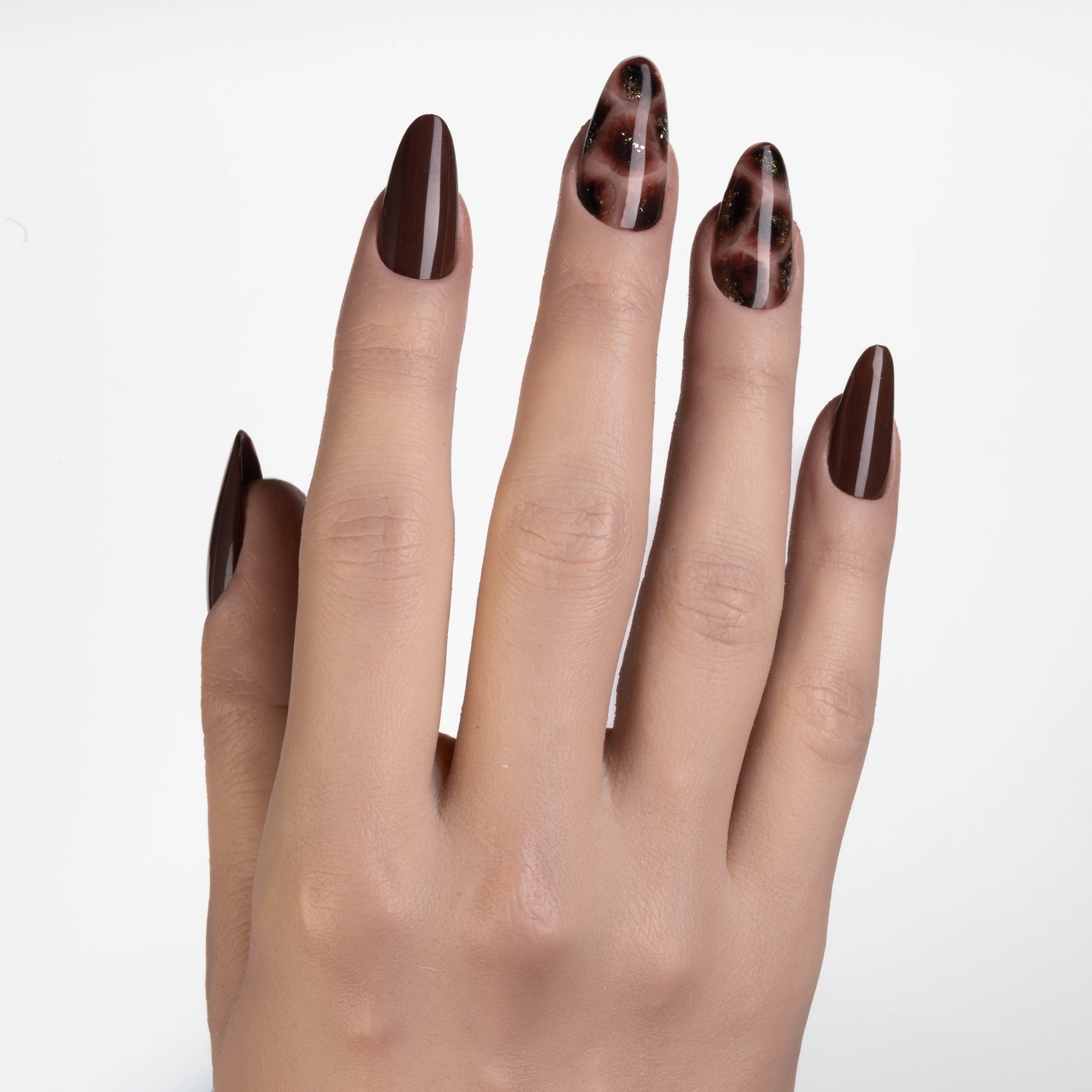 Mocha Wild | Press-On Nails Artigianali Made in Italy